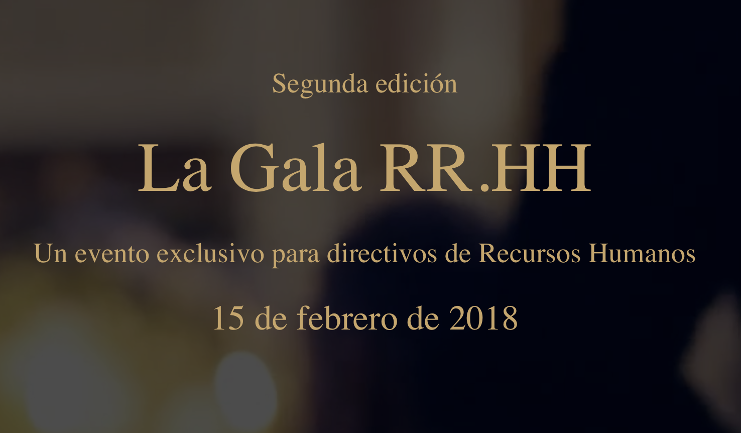 La Gala de RRHH 2018